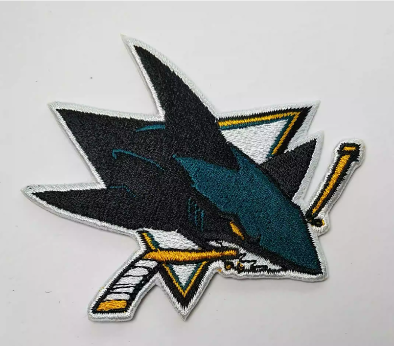 San Jose Sharks Logo Iron on Patch 7cmx8cm